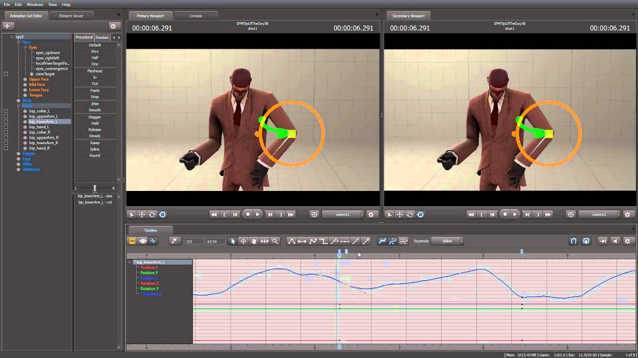 Using Offset Mode in the Graph Editor for Fun and Profit - SFM Tip of the Day #58