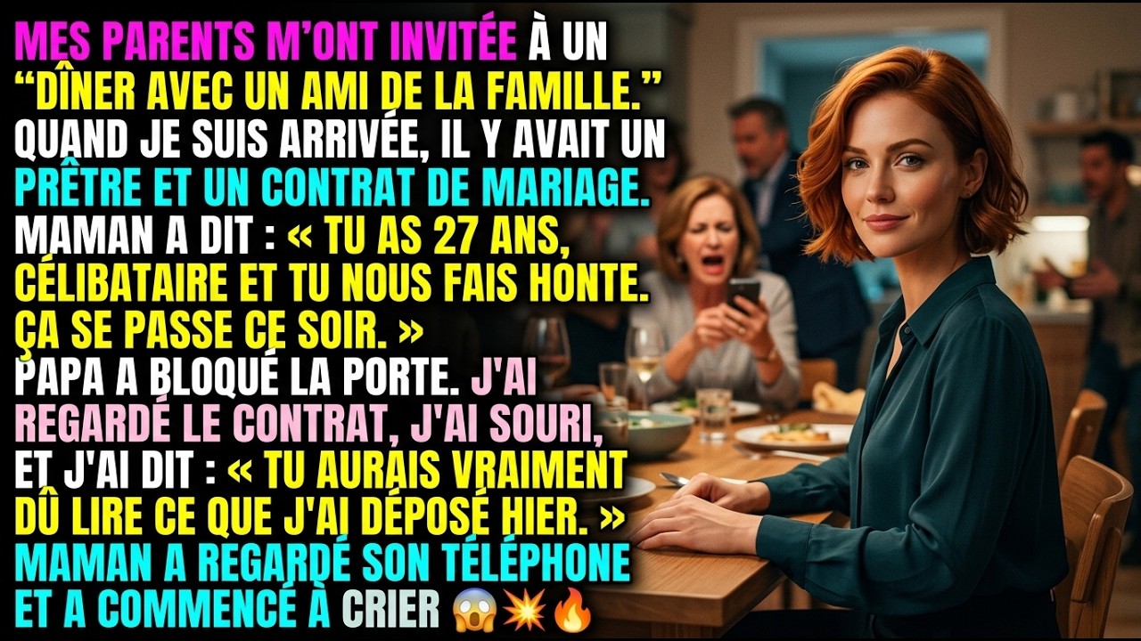 Mes parents ont organisé un mariage surprise au dîner… mais l’officiant a fui avant la cérémonie.