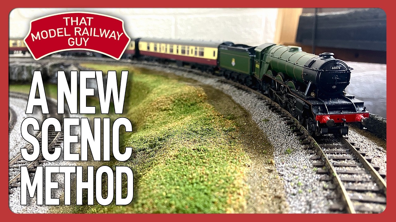 Building A TT:120 Model Railway - Episode 6: Trying A New Scenic Technique!