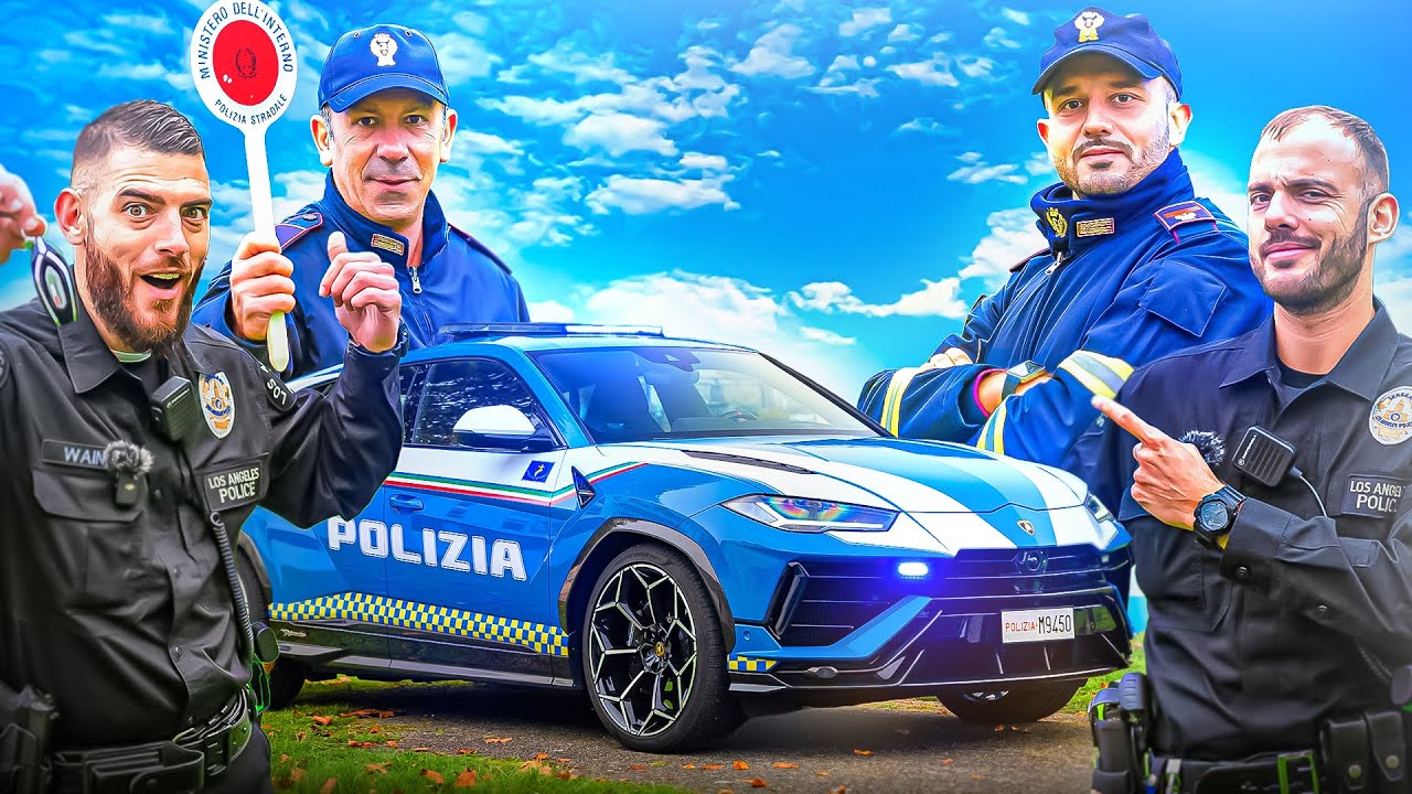 L'ULTIME voiture de POLICE ? Le LAMBORGHINI URUS de la POLICE Italienne🤩 (le SEUL EXEMPLAIRE)