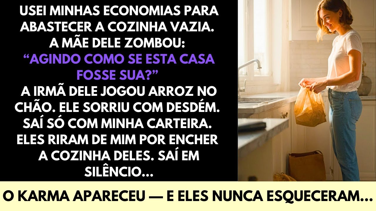 Eles Riram Quando Enchi a Cozinha Vazia—Agora Se Arrependem de Ter Me Zombado