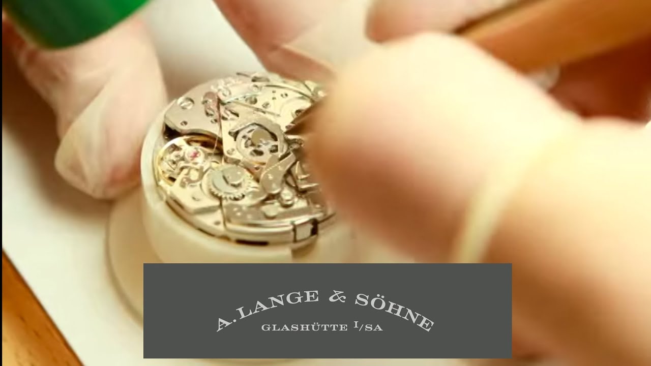 Die Uhrmacher-Ausbildung – A. Lange & Söhne