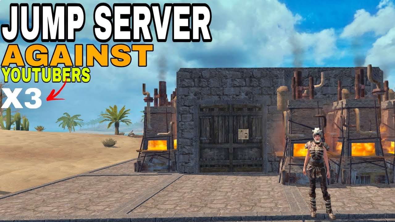 Jump server against 3 YouTubers 20 people
