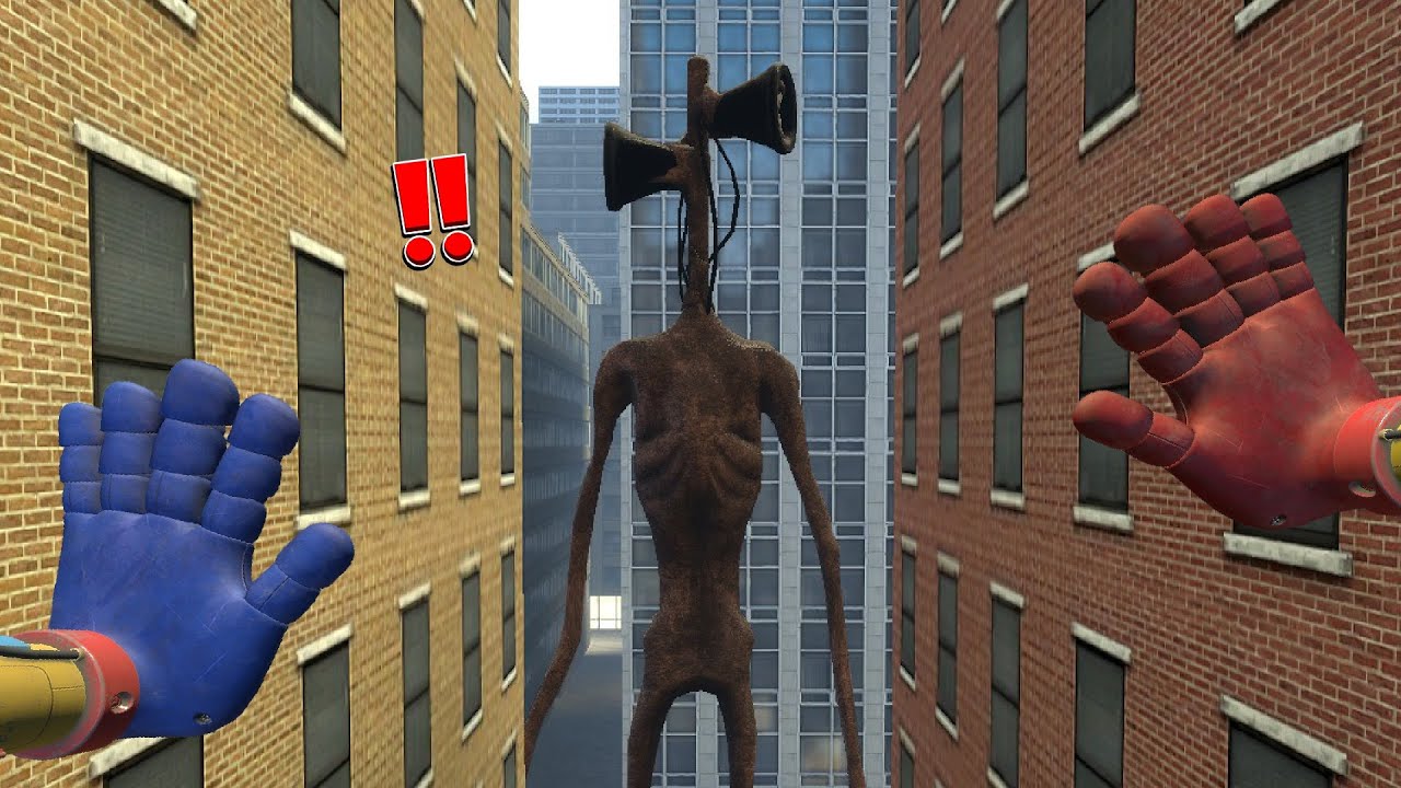 EVIL SIREN HEAD FINDS ME EVERYWHERE IN THE CITY! | Garry’s Mod