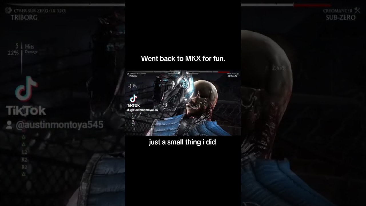 Small Combo. #mk #MortalKombatX #gaming #MK #MortalKombat #MKX #subzeromk