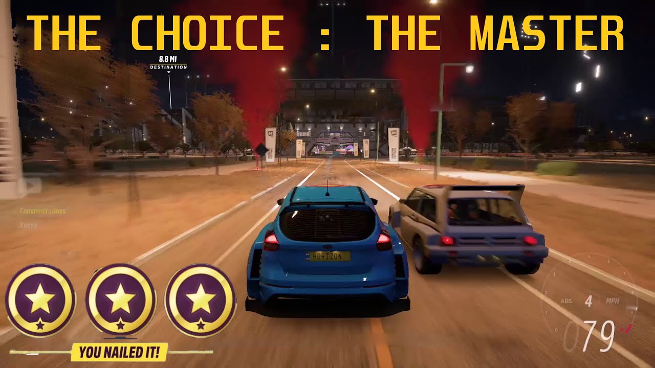 3 STARS  - THE CHOICE : THE MASTER - HOW TO - FORZA HORIZON 5
