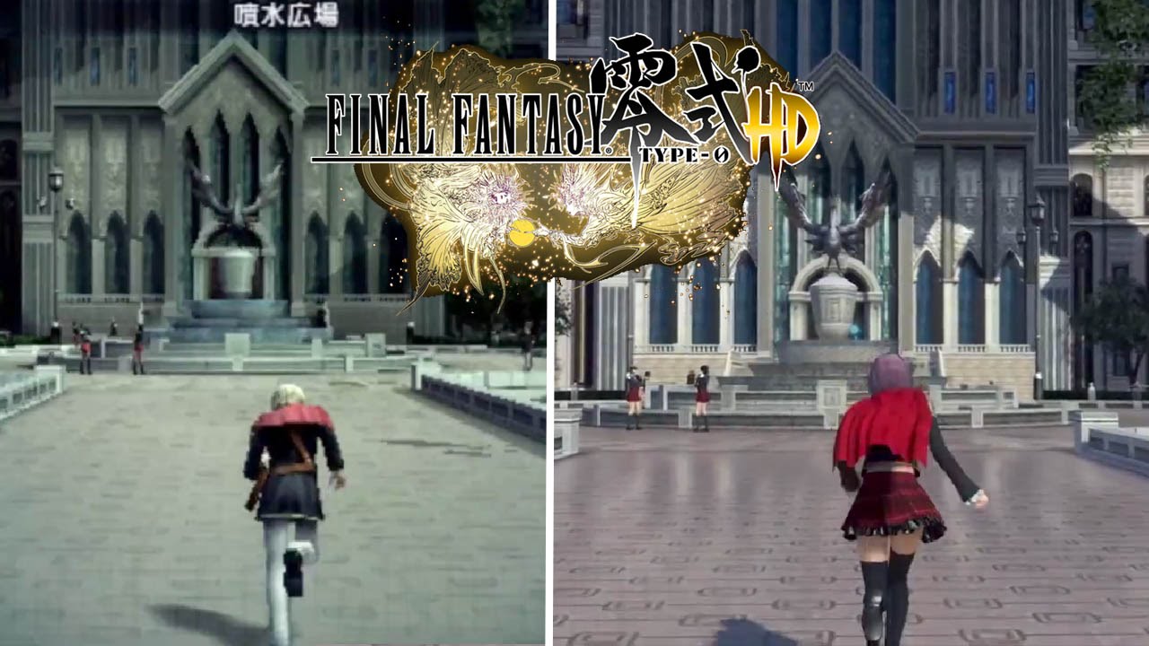Final Fantasy Type-0 HD - PS4 vs PSP Comparison Video [1080p] TRUE-HD QUALITY