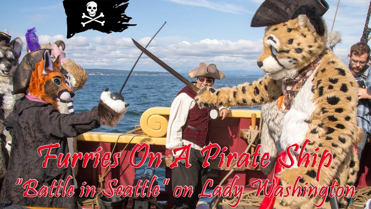 Furries On A Pirate Ship - Sailing the Lady Washington (H.M.S. Interceptor)