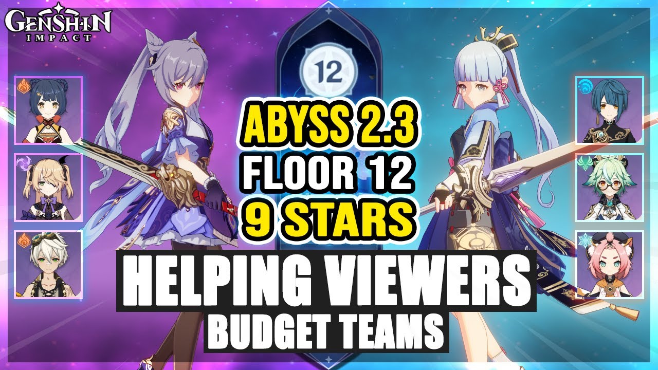 [Budget Teams] Overload Keqing and Freeze Ayaka | Spiral Abyss 2.3 Floor 12 | Genshin Impact