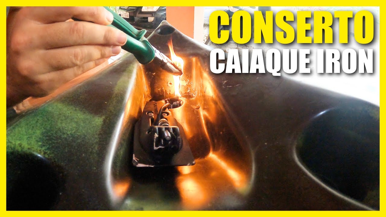 Como consertar Caiaque em Casa (Caiaque de Polietileno)