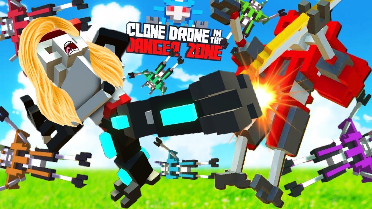LA MEJOR ROBOT KARATEKA DE LA HISTORIA | CLONE DRONE IN THE DANGER ZONE