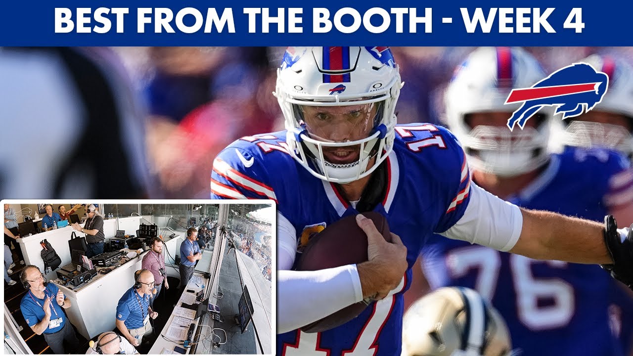Watch The Bills Win Over The Saints From The Broadcast Booth! | Buffalo Bills