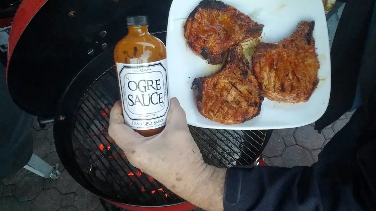 BBQ Pork Chops | Weber Kettle | Ogre Sauce | Slow n Sear