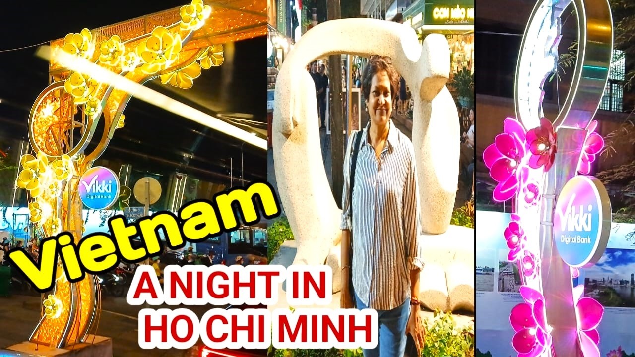 AMAZING Ho Chi Minh City | Part2 Beautiful City In Night: Vietnam Tour