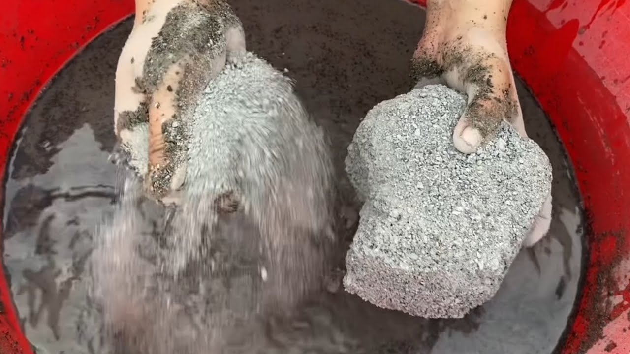 My favrt texture🤍|Black stonecrush sand water crumbling/RS Craving Asmr🤍🤍