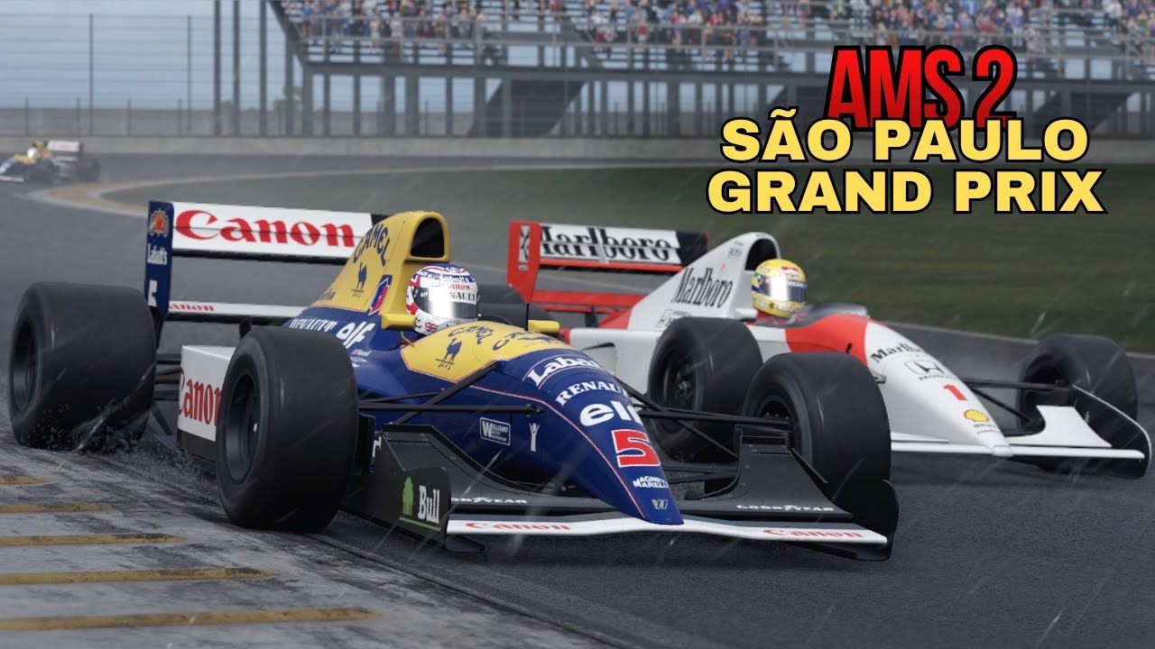 AMS2 - São Paulo on a McLaren MP4/7