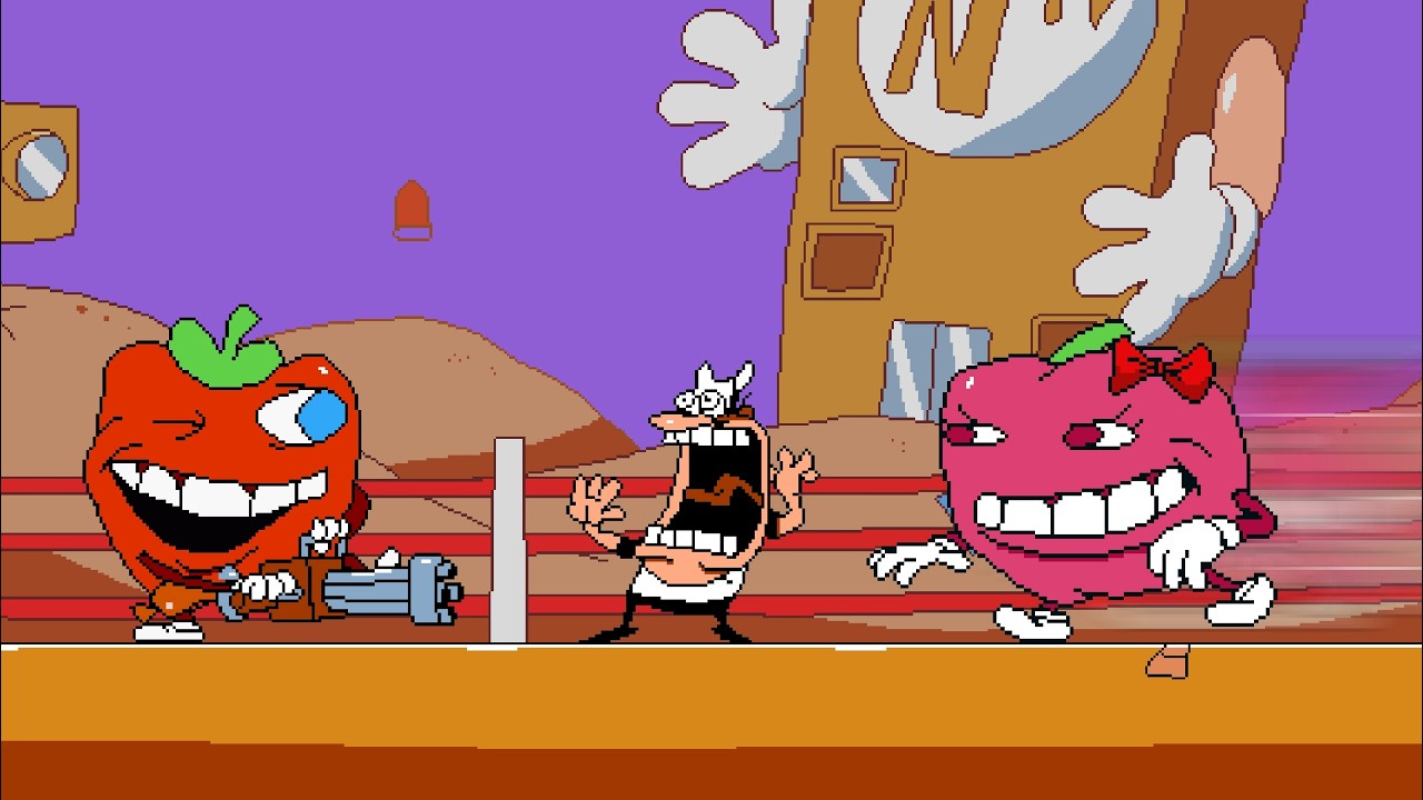 PZ Man: Pizza Tower, but the Bosses Switch Places...