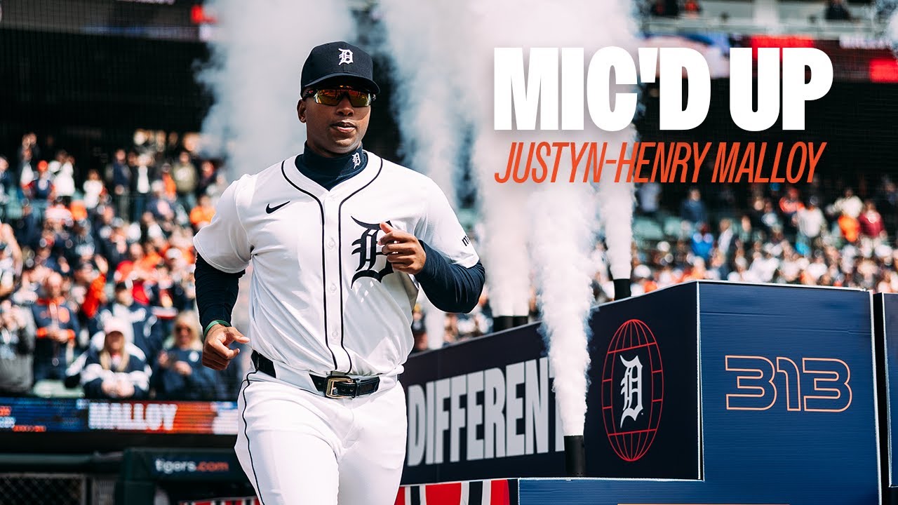 Mic'd Up: Justyn-Henry Malloy's First Tigers Opening Day at Comerica Park