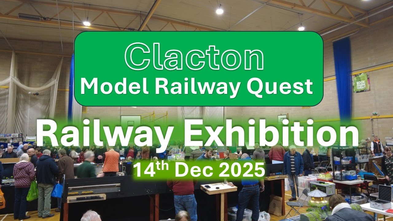Выставка моделей железных дорог в Клэктоне 2025 — Model Railway Quest25