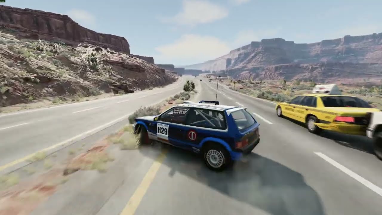 BeamNG Police Suspect Crashes