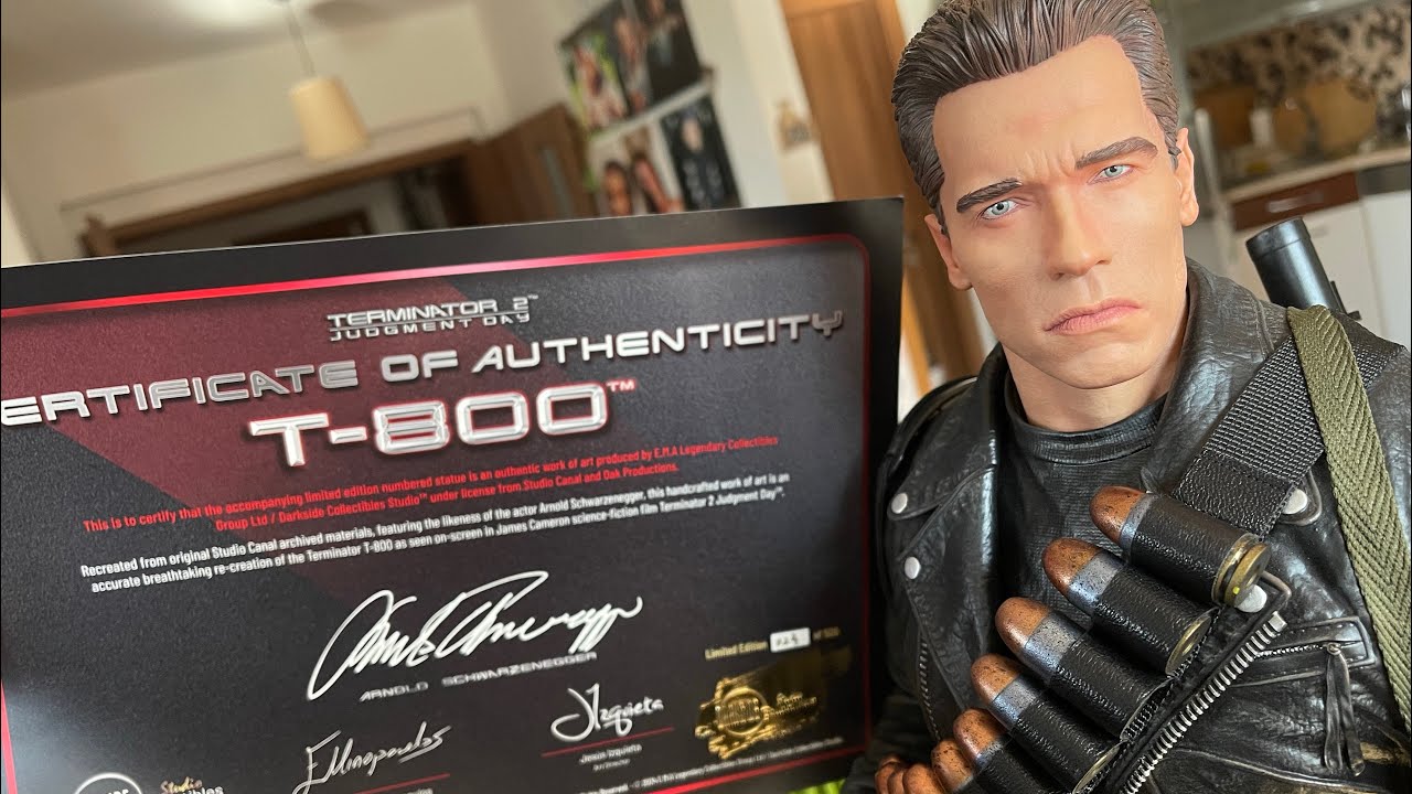T-800, 1/3 ULTIMATE version, Dark Side collectibless by Johnny Wolf, Terminátor 2