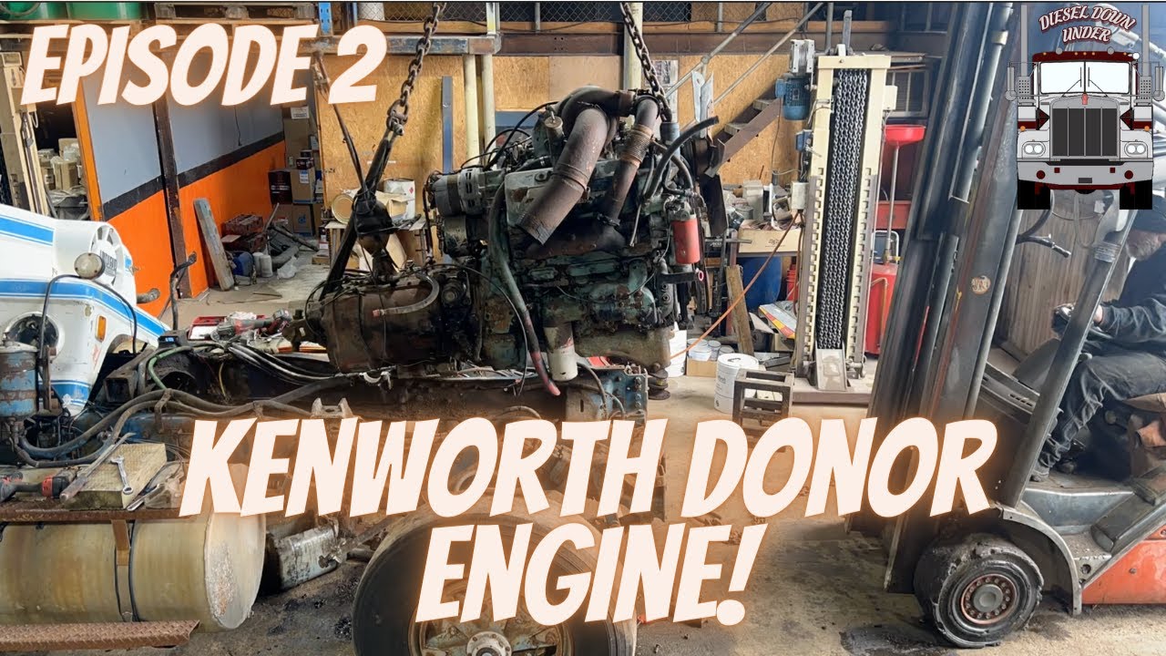 Ep.2-73 Kenworth, Donor Engine Removal Time!