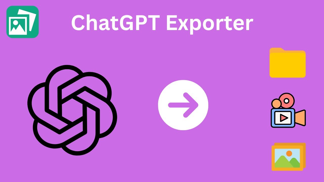 How to bulk export ChatGPT library images & videos?