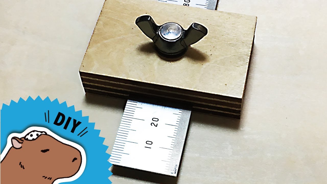 マーキングゲージを自作してみました｜How to make a marking gauge