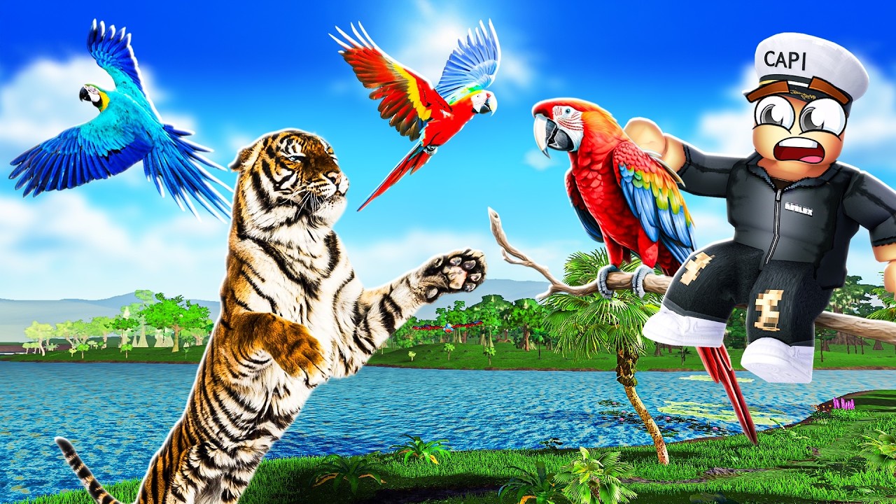 JUNGLE LIFE of MACAW in ROBLOX