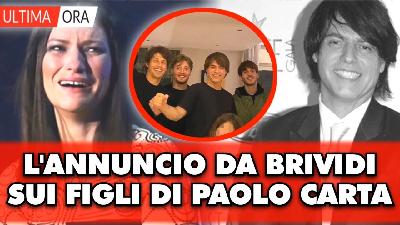 Laura Pausini in lacrime: l'annuncio da brividi sui figli di Paolo Carta...
