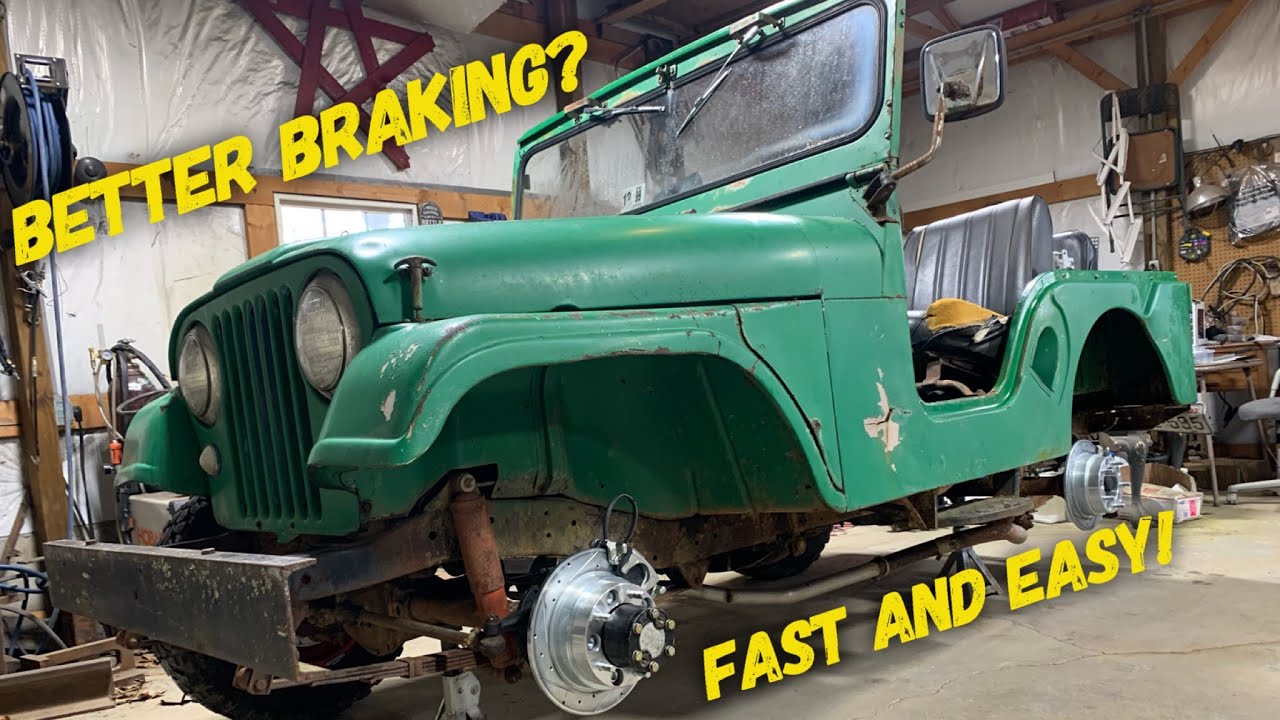 Jeep CJ5 4 Wheel Disk Brake Conversion!