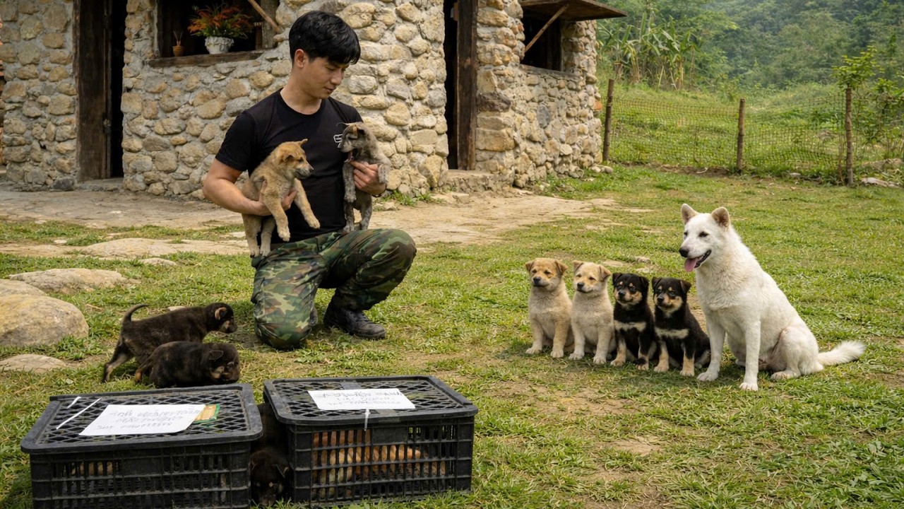 CEO Trieu Khang shocks: Brings a whole pack of dogs to gift!