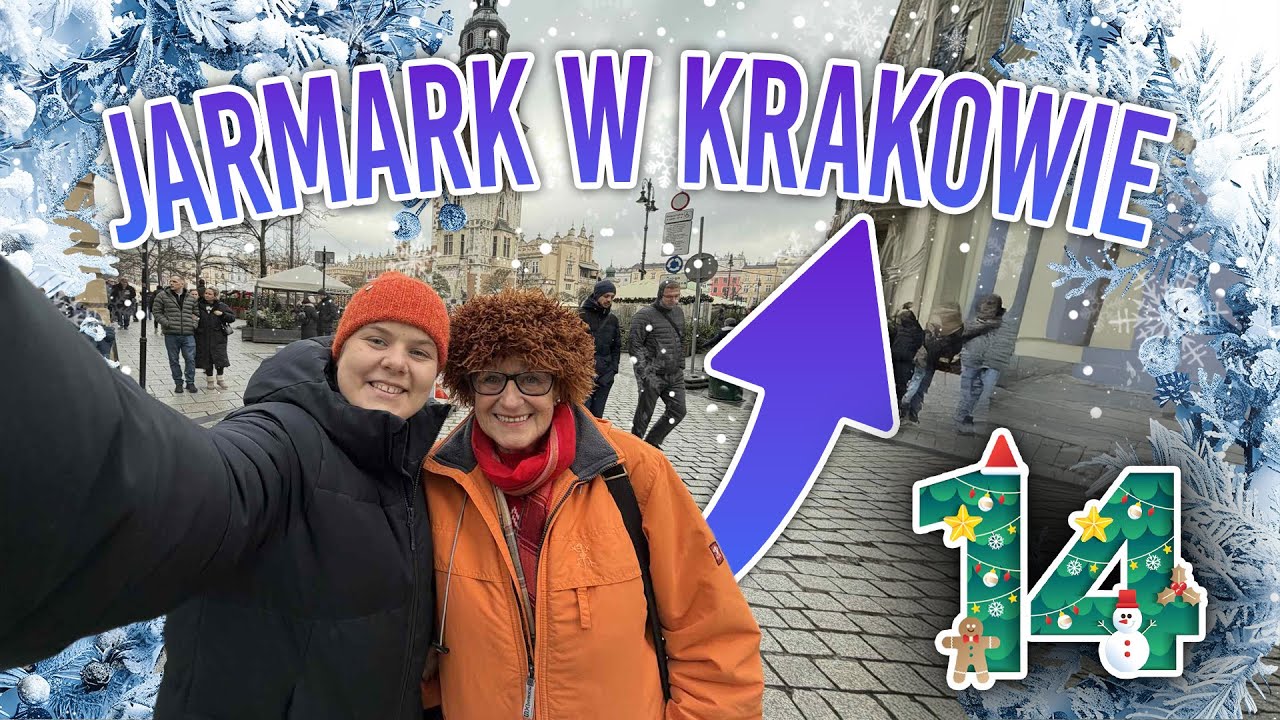 VLOGMAS 14: Szukamy bamboszy na jarmarku w Krakowie 🎄