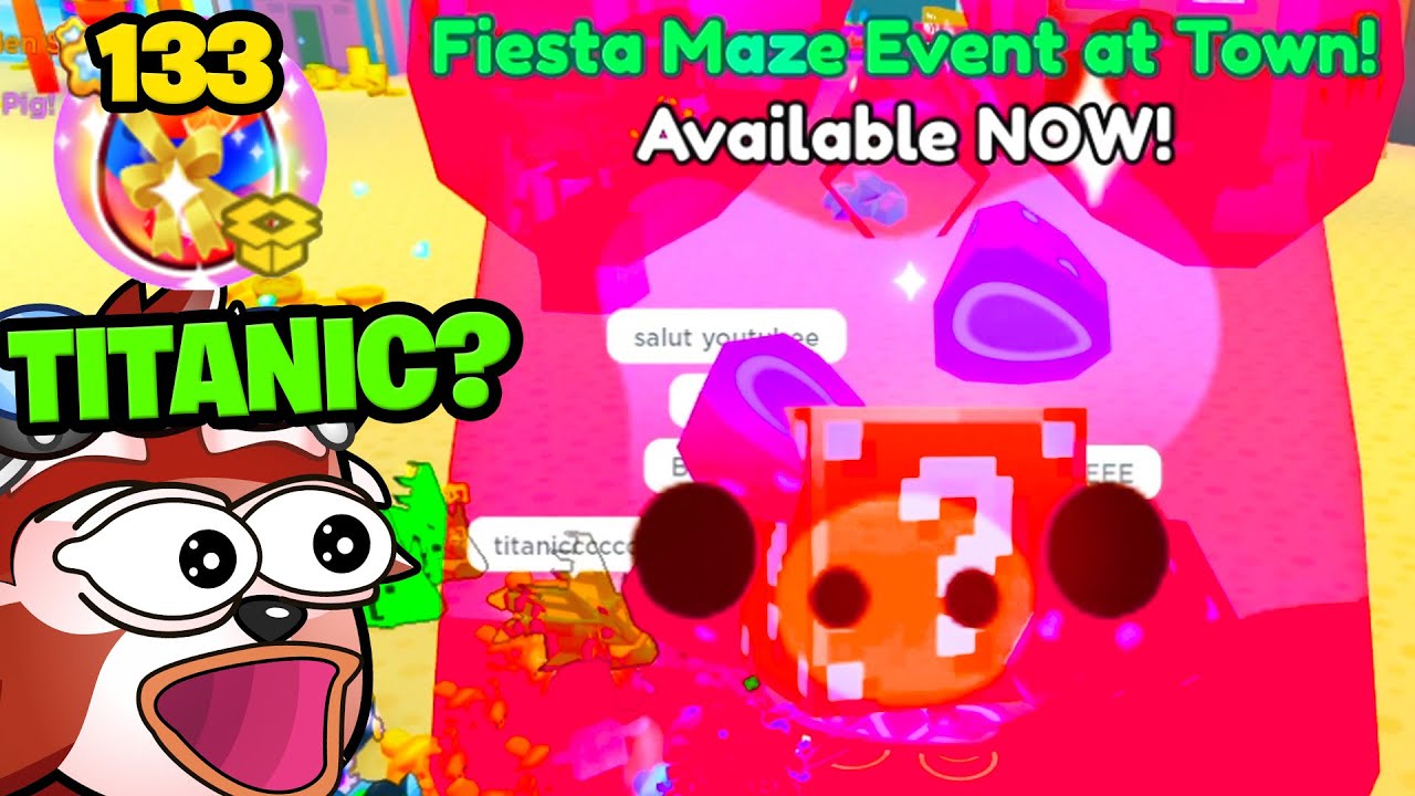 AM DESCHIS 133 *EXCLUSIVE EGG 13* IN PET SIMULATOR X! Pica Titanic?