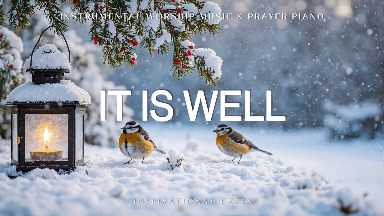 It Is Well: Instrumental Worship & Prayer Music with Scriptures, Winter Scene ❄️ Inspirational CKEYS