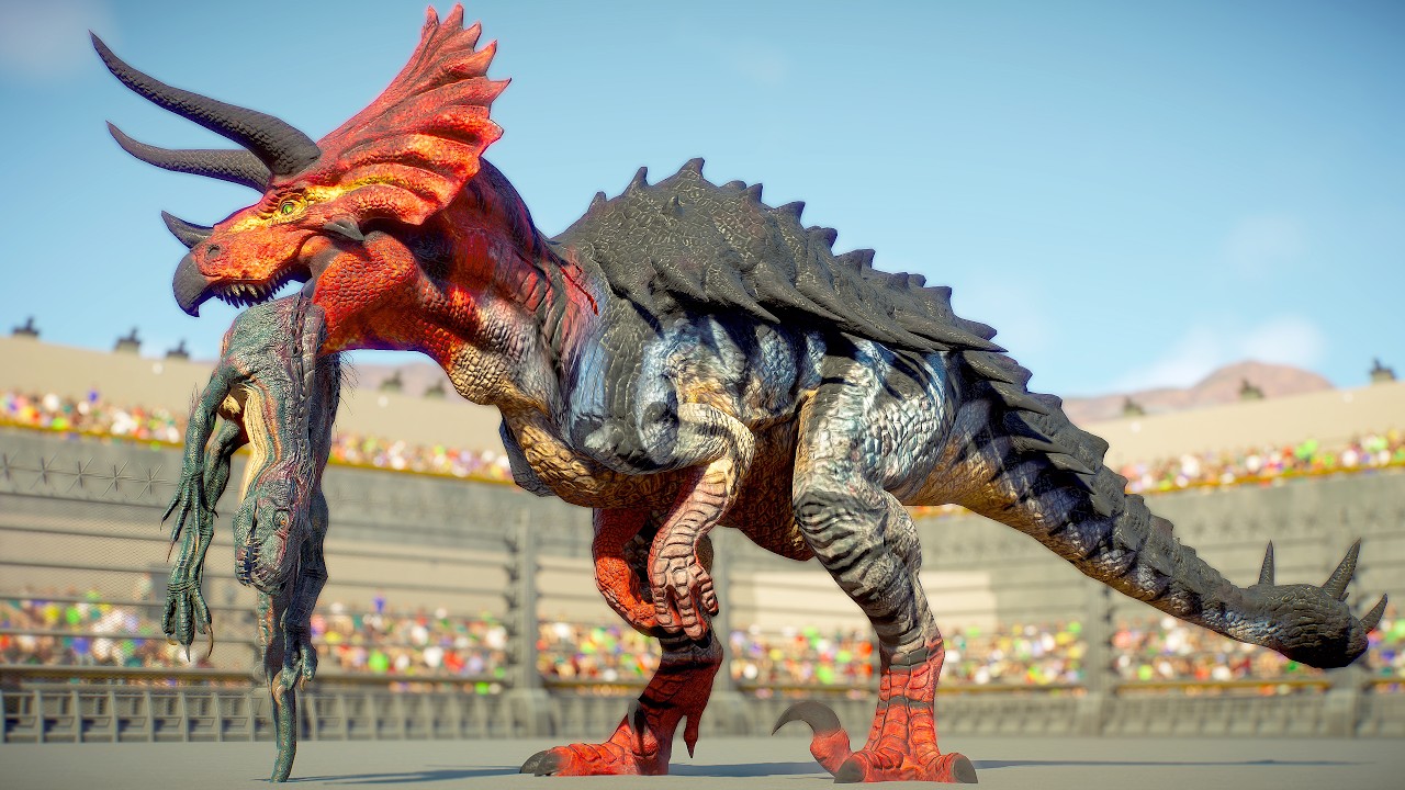 ULTIMASAURUS REX VS ALL LARGE & MEDIUM DINOSAURS IN THE PADDOCK - JURASSIC WORLD EVOLUTION 2