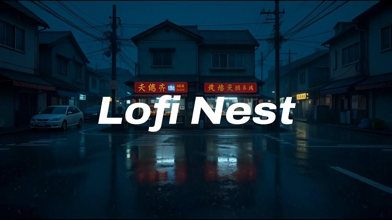 Relaxing Lofi Rain Night in Japan 🌧️ Cozy Street Shop Ambience for Deep Sleep (8 Hours)