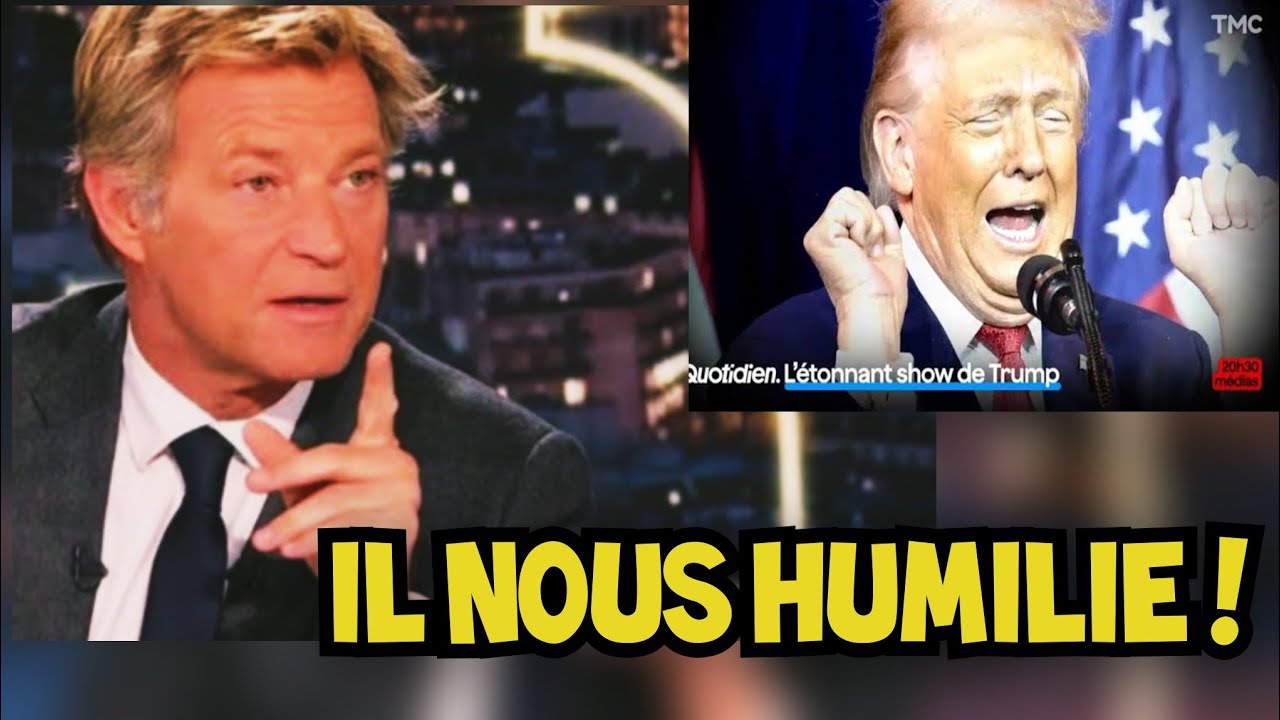 🔥🤯Delahousse DÉZINGUE Trump en plein 20h30 le dimanche 😡 – Réactions CHOC
