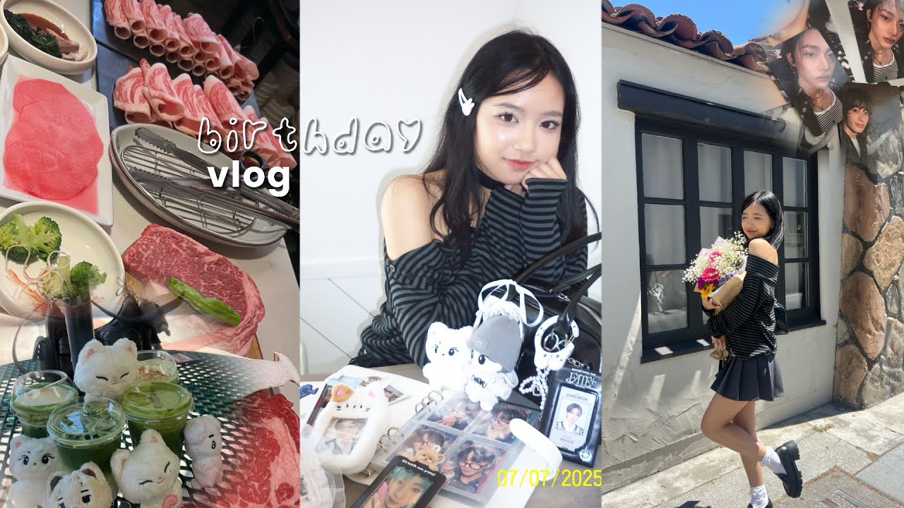 days during my BIRTHDAY week vlog 🍰: celebrating with friends, eating good, taking cute pics, matcha