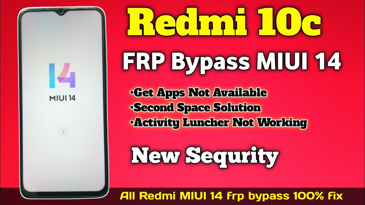 Redmi 10c frp Bypass | Redmi 10c frp bypass miui 14 | miui 14 frp bypass letest sequrity