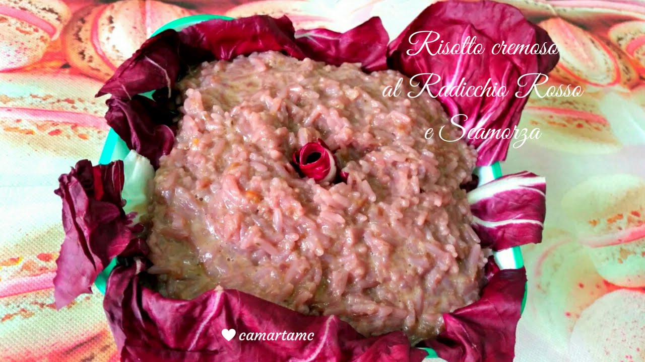 BIMBY TM5: RISOTTO VIOLA AL RADICCHIO E SCAMORZA | Ricetta Facile ed economica