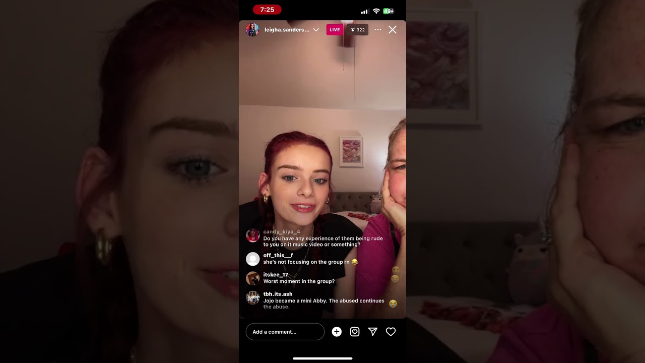 Leigha Sanderson Instagram Live 3/14/2024