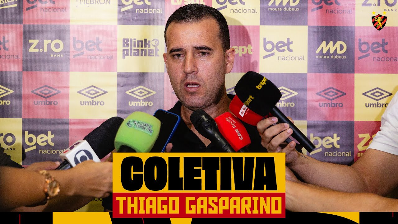 COLETIVA DO DIRETOR EXECUTIVO DE FUTEBOL, THIAGO GASPARINO (SPORT X FLAMENGO)