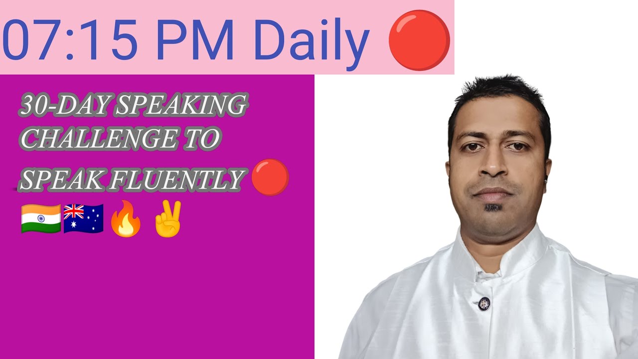 6-Day Speaking Challenge To Speak Fluently 🔴🇮🇳🇭🇲🔥