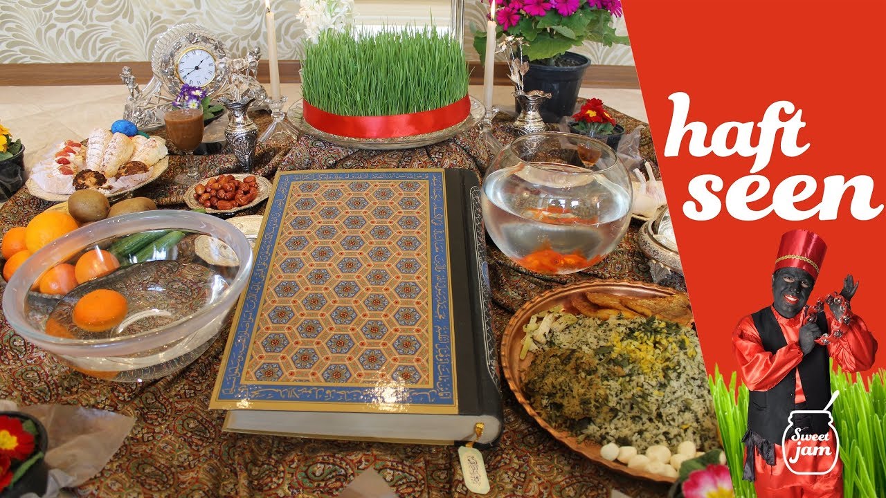 haft seen - Traditional Nowruz - هفت سین ایرانی