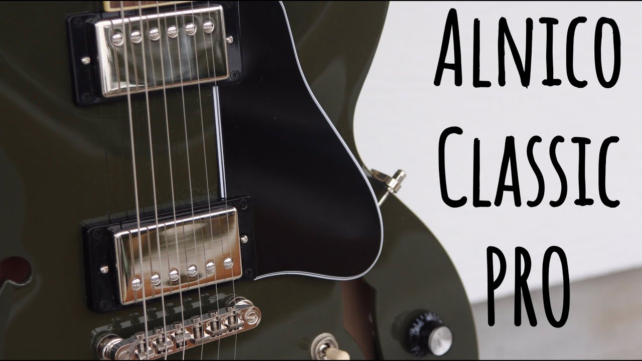 Epiphone Alnico Classic PRO Pickups Demo (No Commentary)