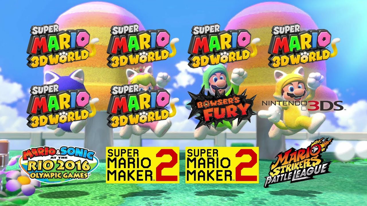 Super Mario 3D World: Super Bell Hill Theme ULTIMATE MASHUP (12 songs !)