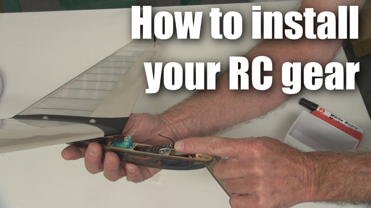 How to install 2.4GHz radio control systems in RC planes