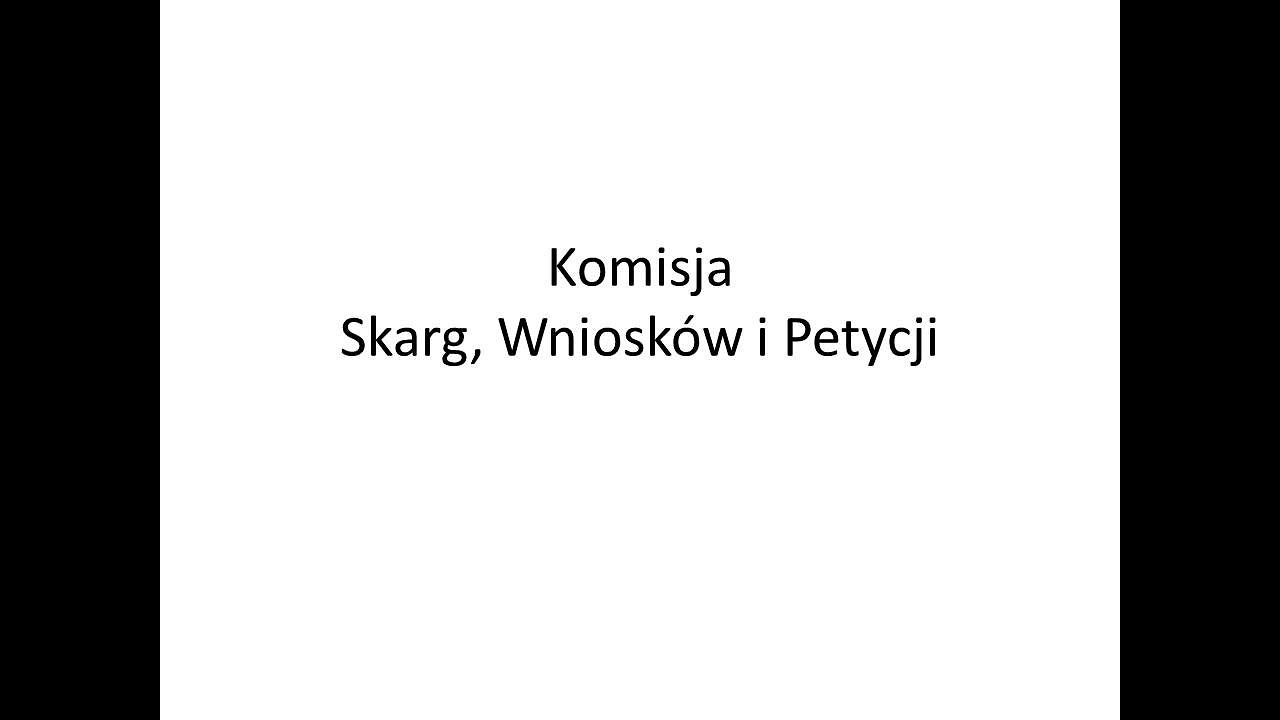 Komisja Skarg, Wniosków i Petycji Nr VIII - Rada Miasta Kędzierzyn-Koźle