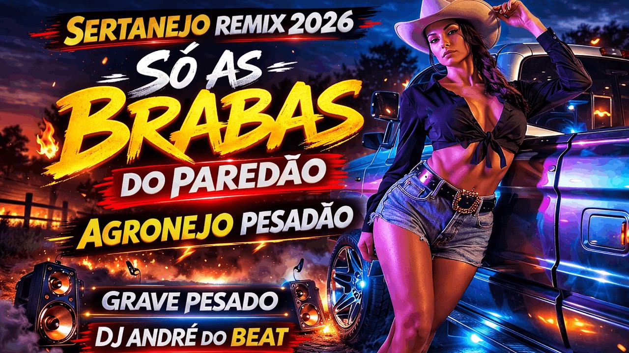 SERTANEJO REMIX 2026 🔥 SÓ AS BRABAS DO PAREDÃO | AGRONEJO PESADÃO 🚜 DJ André do Beat